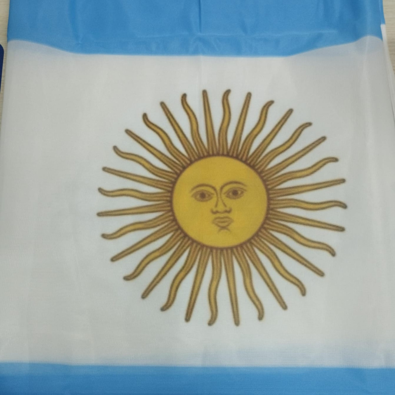Bandera de la Selección Argentina 120 x 90 cm – Ideal para Alentar - Imagen 3